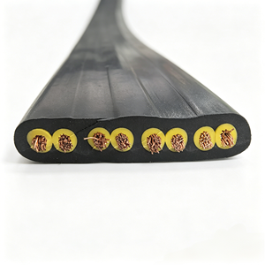 <span class=keywords><strong>Cable</strong></span> de Alimentación Plano YFFB Personalizado de 450/750V, <span class=keywords><strong>Cable</strong></span> Plano <span class=keywords><strong>para</strong></span> Grúa Altamente Flexible con Aislamiento de PVC <span class=keywords><strong>para</strong></span> Elevadores y Polipastos Eléctricos - Product Image 1