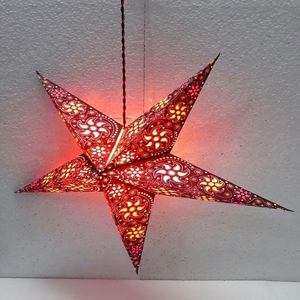 Lámparas/Linternas de Papel Impreso de 60 cm para Decoraciones Navideñas de Interior, Marca LAXMANS, Proveedor Mayorista de la India - Product Image 1