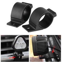 Pince de support de montage de tube de barre avant de moto pour barre lumineuse de travail Led
