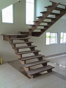<span class=keywords><strong>Escalier</strong></span> flottant PRIMA en <span class=keywords><strong>bois</strong></span> de noyer au design minimaliste, <span class=keywords><strong>marches</strong></span> en <span class=keywords><strong>bois</strong></span> modernes pour l'intérieur, montées au sol - Product Image 3