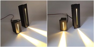Applique murale LED extérieure encastrée étanche IP65 en aluminium, angle de faisceau 15°, pour jardin, escaliers, murs d'angle, couleur 3000K/6000K - Product Image 5