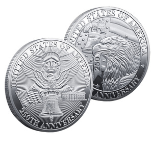 アメリカ建国250周年記念コイン 金メッキ カラー印刷 コレクション用メタルアートコイン フェスティバルギフト 高浮き彫り3D - Product Image 6