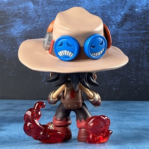 17Cm Q Edition Bonne Qualité Une Pièce PVC Mignon Anime Dessin Animé Modèle Jouet Luffy Frère Anime Figure Portgas <span class=keywords><strong>D</strong></span> <span class=keywords><strong>Ace</strong></span> - Product Image 4