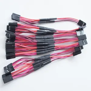 Cable de extensión Servo de conector hembra a macho de 3 pines para coche RC, avión y helicóptero conexión servo o conexión receptora