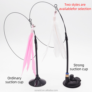Jouet interactif amusant pour chat avec plume et cloche, bâton de stimulation pour chaton, jouet de stimulation pour chat, fournitures pour chat, nouveauté 2025 - Product Image 6