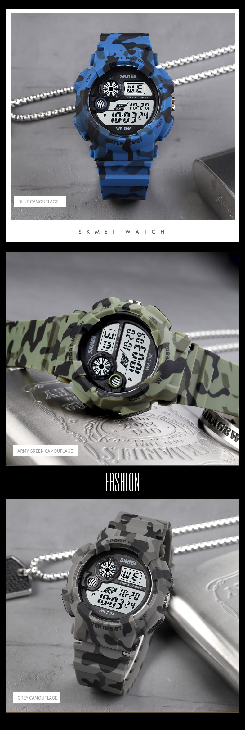 Мужские Цифровые часы SKMEI 1718, спортивные светодиодные наручные часы, светящиеся водонепроницаемые часы Skmei для мужчин