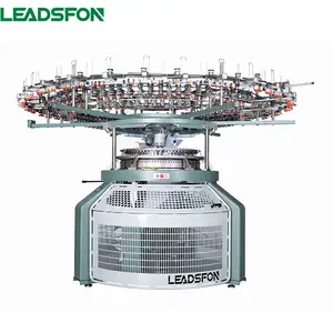 LEADSFON-máquina circular para tejer toallas de felpa, alta velocidad