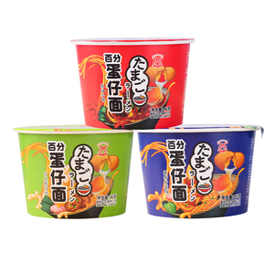 Nouilles instantanées en tasse OEM ODM sous marque privée, blocs de nouilles frites à la farine de blé, fourchette pliable, préparation en 3 minutes, idéal pour les voyages et les déplacements. - Product Image 1