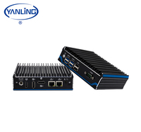 Mini PC de escritorio N1021 con riel Din personalizado con enchufe AMI UEFI BIOS DDR4 RAM Compatible con AU US CN EU