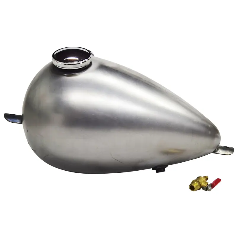 Alien Egg Wasp-tanque de Gas de acero para motocicleta, tanque de combustible Retro de 8l para Harley Triumph Xs650 Bobber Chopper