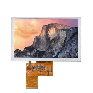 5 inch tft lcd 800x480 5 inch color display RGB digital interface 5 inch LCD module connector type