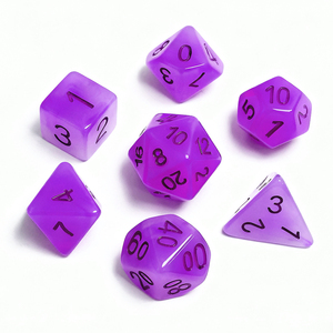 Tùy Chỉnh 7Pcs Màu Kép RPG Nhựa Dice Set, Đa Diện Đầy Màu Sắc Rồng Và Rồng Hội Đồng Quản Trị Trò Chơi Xúc Xắc Đồ Chơi - Product Image 2