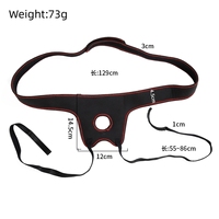 Harnais pour Godemichet, Jouets Sexuels pour Adultes, pour le Pegging et le Stimulation du Point G en Couple, Équipement de Bondage Portable pour Lesbiennes et Gays, Utilisation Mains Libres