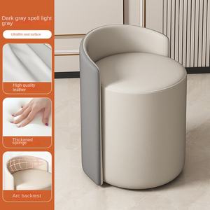 Tabouret d'habillage moderne en tissu simple pour femmes nouvelle chaise <span class=keywords><strong>de</strong></span> maquillage <span class=keywords><strong>de</strong></span> <span class=keywords><strong>chambre</strong></span> à coucher principale pour bureau à domicile vestiaire - Product Image 6