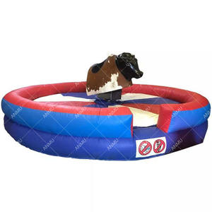 Juegos mecánicos inflables para adultos, juego <span class=keywords><strong>de</strong></span> toro mecánico para exteriores, para montar en Rodeo - Product Image 3