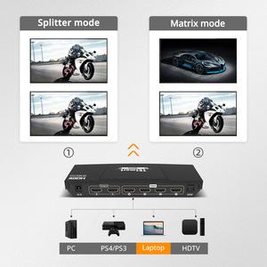 Tesmart 4x2 4K cho <span class=keywords><strong>HDMI</strong></span> Ma Trận chuyển đổi với trích xuất âm thanh và đầu ra Video Splitter & chuyển đổi - Product Image 6