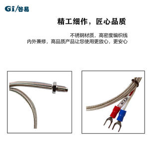 Sonde de température de type K en téflon haute densité, 2 m, résistante aux acides et aux alcalis, sonde de type E du fabricant pour type PT100 - Product Image 4