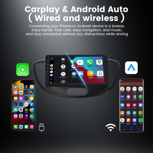 Radio de Coche Android 2DIN de 9 Pulgadas para Hyundai I10 2008-2012, Pantalla Táctil Multimedia Estéreo, Navegación GPS, Android Auto, CarPlay - Product Image 2