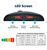 Système de capteur de stationnement de voiture Eagle Eg-300a sans fil, radar de recul intelligent avant, universel, capteur de pluie et de lumière