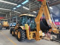 WZ10-20 Kleiner Frontlader mit Heckbagger, Zweikopf-Landwirtschafts-Baggerlader
