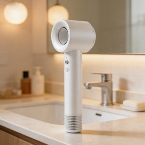 <span class=keywords><strong>Secador</strong></span> de pelo de iones de gran oferta, salón profesional, 1400W, nuevo diseño minimalista, ventilador potente de bajo ruido, <span class=keywords><strong>secador</strong></span> de pelo <span class=keywords><strong>rizado</strong></span> de aire frío y caliente - Product Image 6