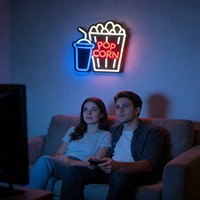 Enseigne néon LED IP65 Neonawall, lumière murale USB à intensité variable, pour cinéma maison, bar, boutique, décoration commerciale, vente en gros, personnalisable