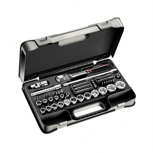 607 I 1/2 Eb <b>Socket</b> Set 1/2 Inch Drive Professional Mechanic Tool Kit For Automotive Repair - Product Image 2