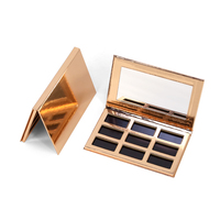 Emballage de palette cosmétique en gros Firstsail Mini emballage de palette de fard à paupières magnétique vide de logo personnalisé en PVC