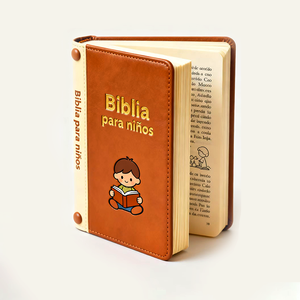 Carnets de Bible illustrés pour enfants en espagnol, vente en gros personnalisée, avec papier écologique et couverture souple - Product Image 1