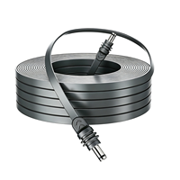 Kabel Data Tipe-C Mini Flat 5A Pengisian Cepat 18AWG Konduktor Tembaga Murni Selubung PVC Anti Kusut