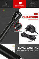 Fournisseur d'usine Lampe torche LED super lumineuse à haut lumen Longue portée Puissante Lampes de poche LED rechargeables