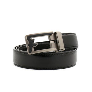 फैक्टरी कस्टम OEM ODM चमड़े की बेल्ट स्वत: बकसुआ घूर्णन योग्य प्रतिवर्ती डबल साइड आदमी असली लेदर बेल्ट - Product Image 2