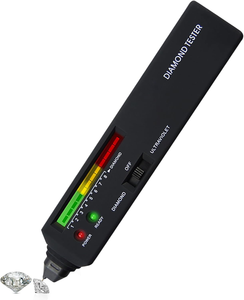 Lápiz Probador de Diamantes Profesional con Luz UV |   Herramienta de Alta Precisión para Probar Diamantes, Probador de Gemas para Diamantes Naturales (Opción OEM) - Product Image 1