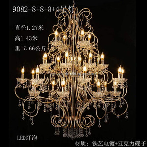 Lampe suspendue de <span class=keywords><strong>plafond</strong></span> de <span class=keywords><strong>mariage</strong></span> en forme de bougie LED pour la décoration de <span class=keywords><strong>plafond</strong></span> de <span class=keywords><strong>salle</strong></span> de banquet - Product Image 3