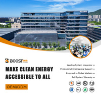 Système de stockage d'énergie au lithium-ion industriel et commercial BOOSTESS 241 kWh 105 kW IP54, armoire extérieure refroidie par air
