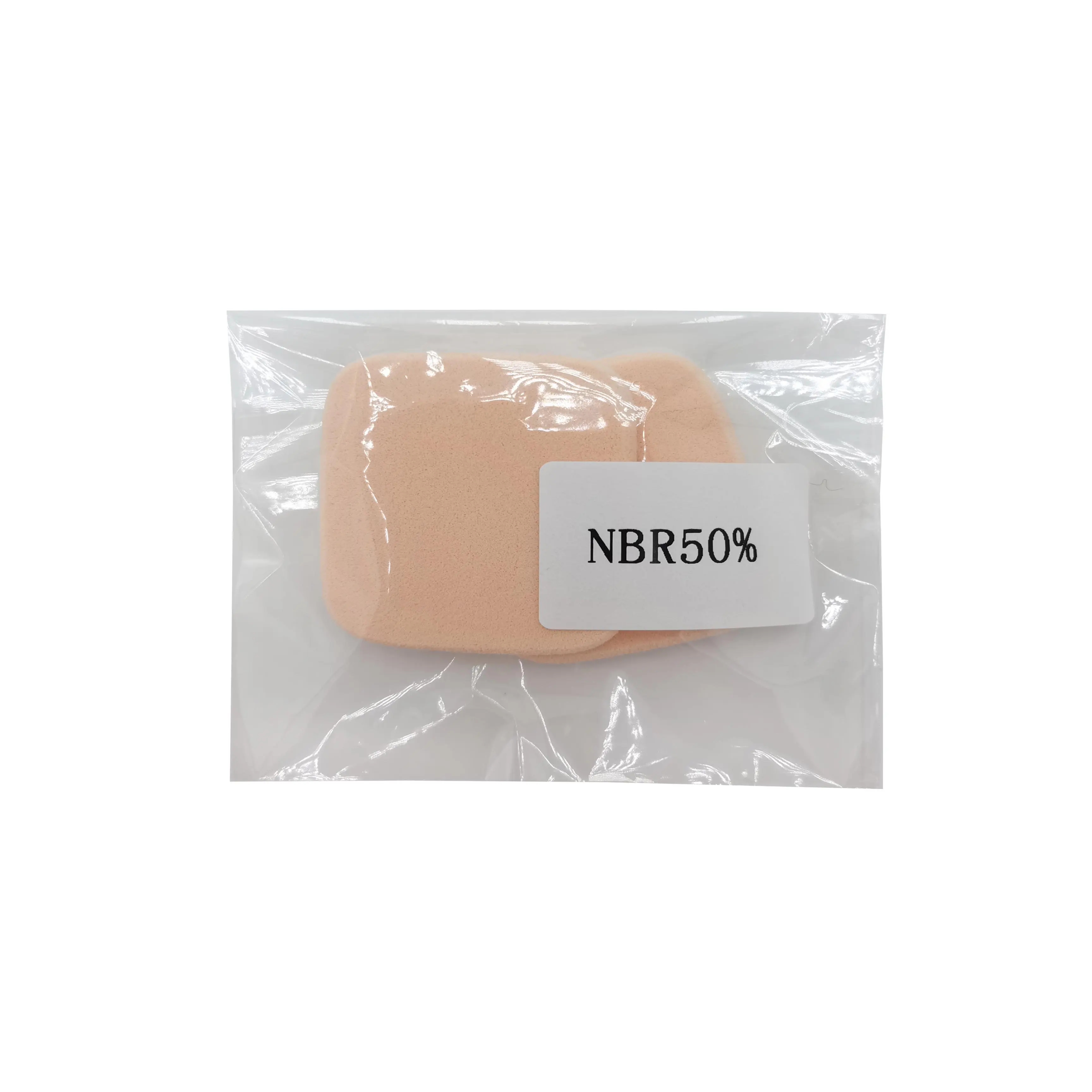 Factory Directly Supply Rectangle Beauty Tools NBR 50% Cosmetic Puff For Pressed Powder