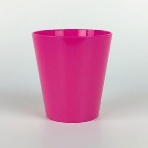 Gobelets réutilisables de 12 oz en plastique transparent de couleur unie pour smoothies, bubble tea, café, empilables, pour le camping et les plats à emporter - Product Image 1