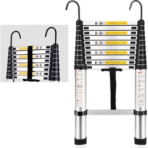 Escalera Telescópica de Aluminio Plegable y Retráctil para Techo de Auto <span class=keywords><strong>Lidl</strong></span> 2.0/2.<span class=keywords><strong>6</strong></span>/3.2/3.8/4.1m - Product Image 1
