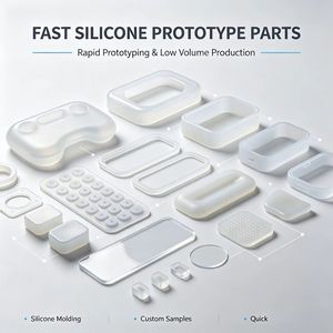 บริการผลิตชิ้นส่วนพลาสติกและซิลิโคนแบบรวดเร็ว ด้วยวัสดุ PA PC PP PU PVC ABS พร้อมบริการผลิตแม่พิมพ์ตามสั่ง - Product Image 1