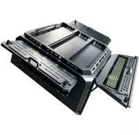 Couverture de toit pour pick-up MOLANEX BYD SHARK 6, structure en alliage d'aluminium, robuste, étanche, mécanisme de verrouillage, toit rigide