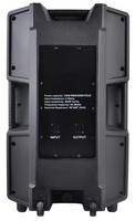 Altavoz Pasivo de Plástico Accuracy Pro Audio CSW15-CAB de 15 Pulgadas Profesional para Exteriores
