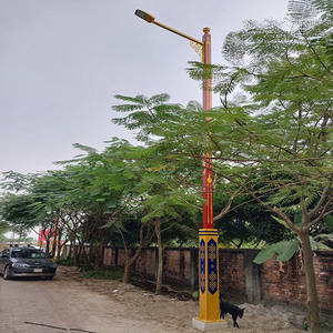 360 derajat LED tiang lampu jalan dengan 180 derajat Epistar Chip Cob perumahan AC Power Supply IP66 peringkat 5 tahun garansi penggunaan jalan - Product Image 1