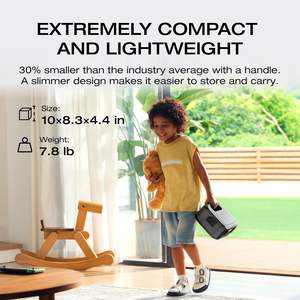 EcoFlow RIVER 3 휴대용 발전소 245Wh LiFePO4 배터리 300W/600W AC 출력 20ms <span class=keywords><strong>UPS</strong></span> <30dB 1Hr 고속 충전 태양열 - Product Image 6