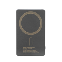 Chargeur sans fil WPB-514, batterie externe 5000 mAh Li-Polymère, entrée Type-C, sortie 22,5 W, batterie magnétique rechargeable de remplacement