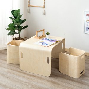 Giáo Dục Đồ Chơi Bằng Gỗ Nghiên Cứu Bảng Và Ghế Đặt Trẻ Em Mẫu Giáo Đồ Nội Thất Mầm Non Đọc Bảng Cho Trẻ Em - Product Image 2