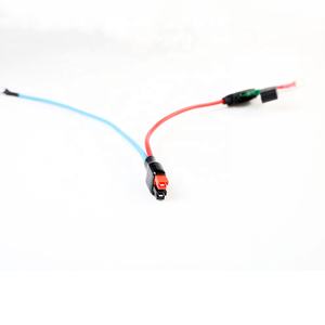 Cable de Alimentación de 30A con Conectores de Terminal de Cobre SC de 4.5mm, Cable de Conversión Azul y Rojo para Batería con Portafusibles Micro Mediano de 30A - Product Image 6