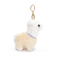Llavero de Alpaca de 13 cm, Juguetes de Peluche, Regalos Promocionales, Pequeños Amuletos, Muñecos, Mini Animales de Peluche, Llaveros de Peluche, Venta al por Mayor