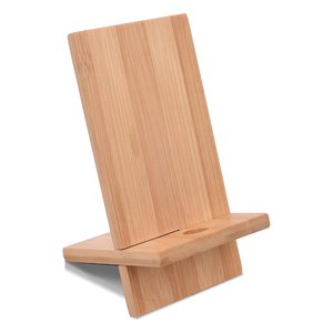 Support mobile support de téléphone portable japonais support de <span class=keywords><strong>rangement</strong></span> de bureau tous les smartphones tablettes, bambou et bois portable angle réglable - Product Image 1