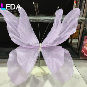 Mariposa Gigante de Organza LEDA para Decoración de Ventanas, Mariposa Artificial - Product Image 2