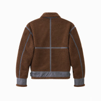 Blouson de baseball court tendance, décontracté et ample, style Letterman, pour homme, avec patch brodé, de haute qualité, type Varsity